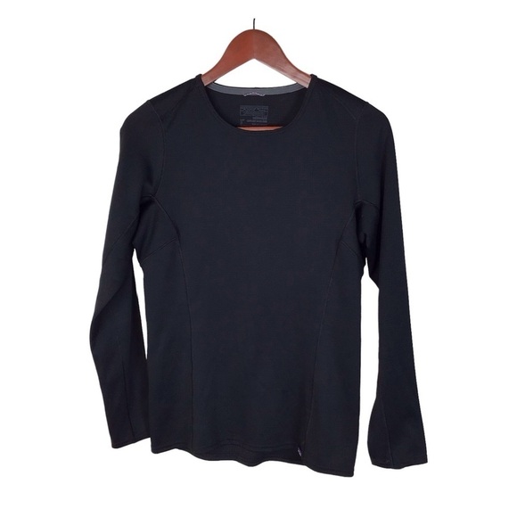 Patagonia Capilene Midweight Crew in Black Size Small. - Picture 1 of 8